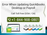 error when updating quickbooks desktop or payroll