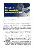 5 Benefits of PMP Course Online For Preparation in PMP PowerPoint PPT Presentation
