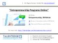 Entrepreneur Training Courses PowerPoint PPT Presentation