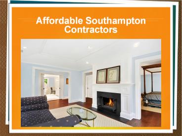 East hampton residential construction