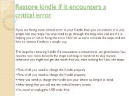 kindle service center get the online help