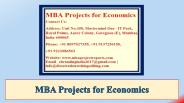 MBA Projects for Economics In Mumbai