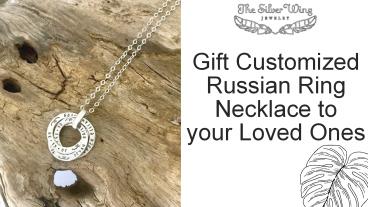 Sterling Silver Russian Ring Necklace | The Silver Wing
