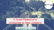 5 Good Reasons to Immigrate to New Zealand