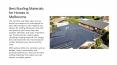 Best Roofing Materials for Homes in Melbourne PowerPoint PPT Presentation