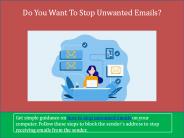 If You Want To Stop Unwanted Emails?