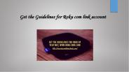 Get the Guidelines for Roku com link account