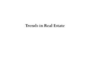 Trends in Real Estate