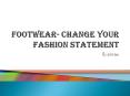 Types of Different footwear PowerPoint PPT Presentation