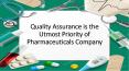 Few quality management techniques used by the Pharma Franchise Companies PowerPoint PPT Presentation