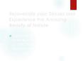 Rejuvenate your Senses and Experience the Amazing Beauty of Nature PowerPoint PPT Presentation