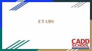 Etabs | Etabs Software training in Chennai