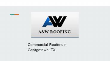 Commercial Roofers near me - A&W Roofing