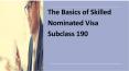 Australia Visa Subclass 190 | ISA Migrations PowerPoint PPT Presentation