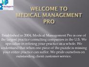 Healthcare Consulting - Medical Management Pro