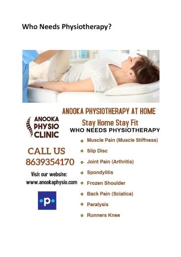 Who Needs Physiotherapy