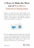 6 Ways to Make the Most out of WordPress Salesforce Integration PowerPoint PPT Presentation