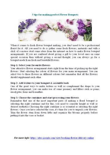 Best Birthday flowers & Chocolate Recipes in Philippines