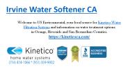 Irvine Water Softener CA