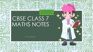 class 7 maths