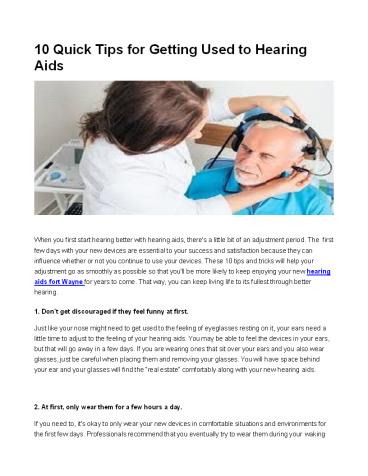 Audiologist Fort Wayne Indiana