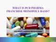 What Is PCD Pharma Franchise Monopoly Basis? PowerPoint PPT Presentation
