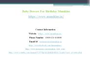Baby Dresses For Birthday