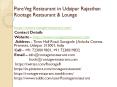 Pure Veg Restaurant in Udaipur Rajasthan Rootage Restaurant & Lounge PowerPoint PPT Presentation