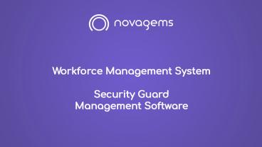 Workforce Planning Software - Novagems