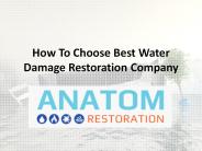 How to Choose Best Water Damage Restoration Company