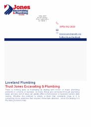 Excavating in Loveland