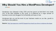 Why Should You Hire a WordPress Developer?