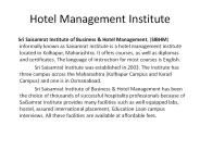 Hotel Management Course in Kolhapur