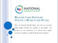 Health Care Supplies Online | Home Care Store | National Health Shop PowerPoint PPT Presentation