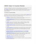 CBSE Class 12 Courses Module PowerPoint PPT Presentation