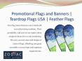 Promotional Flags and Banners | Teardrop Flags USA | Feather Flags PowerPoint PPT Presentation