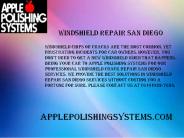 Applepolishingsystems.com - Windshield Repair San Diego