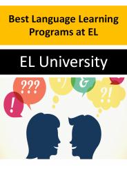 Best Language Learning Programs at EL
