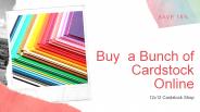 Save 15 % on Scrapbooking and Card making Paper Online