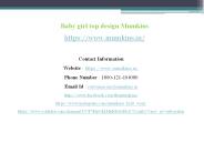Baby girl top design