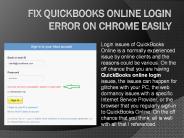Fix QuickBooks Online Login Error on Chrome Easily