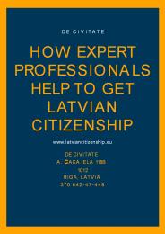 How Hiring Consultants Ease Latvian Citizenship Application Process