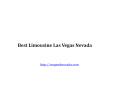 Limousine Las Vegas Nevada PowerPoint PPT Presentation