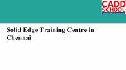 solid edge training centre chennai