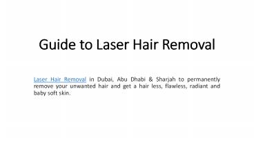 Guide to Laser Hair Removal (1)