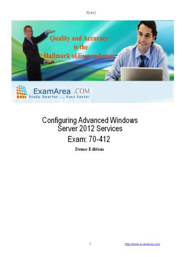 PPT – Configuring Advanced Windows Server 2012 Services 70-412 Exam ...