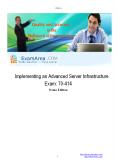 Implementing an Advanced Server Infrastructure 70-414 Exam Pass with Guarantee PowerPoint PPT Presentation