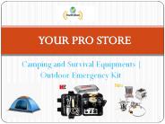 Shop Camping Equipments | Outdoor Emergency Kit