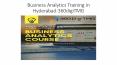 Business Analytics Training in Hyderabad-360digiTMG PowerPoint PPT Presentation