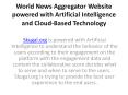 World News Aggregator Website powered with Artificial Intelligence and Cloud-Based Technology PowerPoint PPT Presentation
